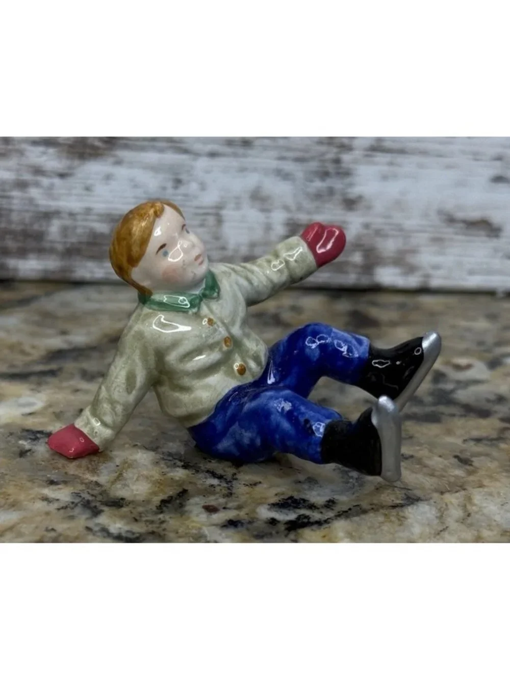 Department 56 Snow Village CRACK THE WHIP SKATERS Set Of 3  #5171-3